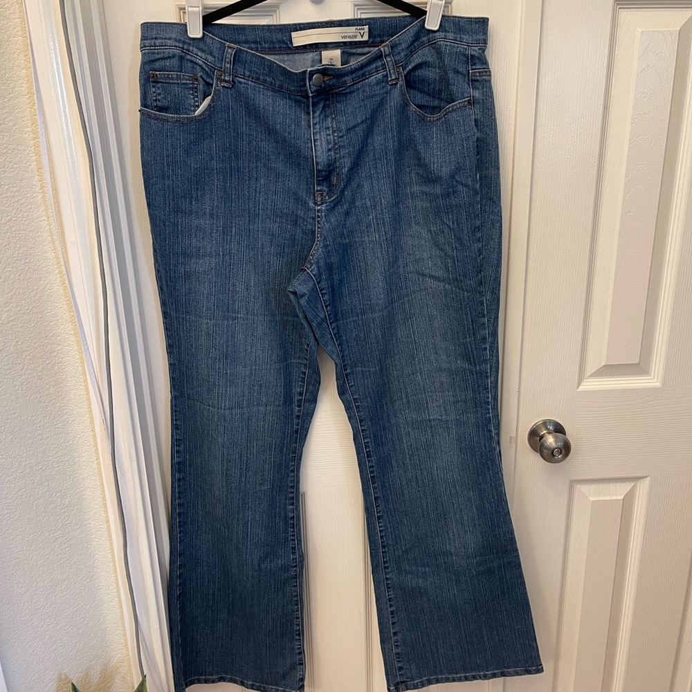 Venezia fit and flare jeans. Size 20 Tall